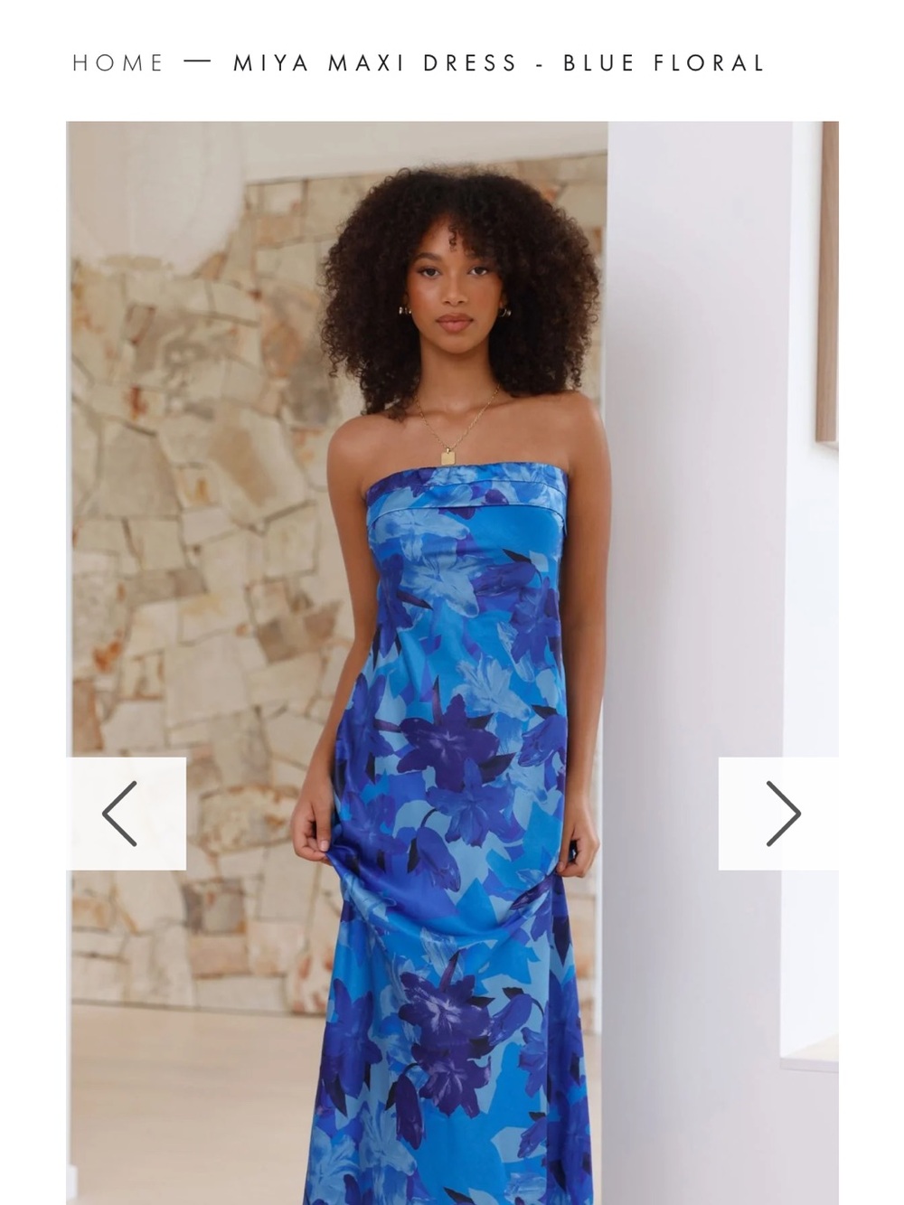 Billy J Teal Strapless Dress